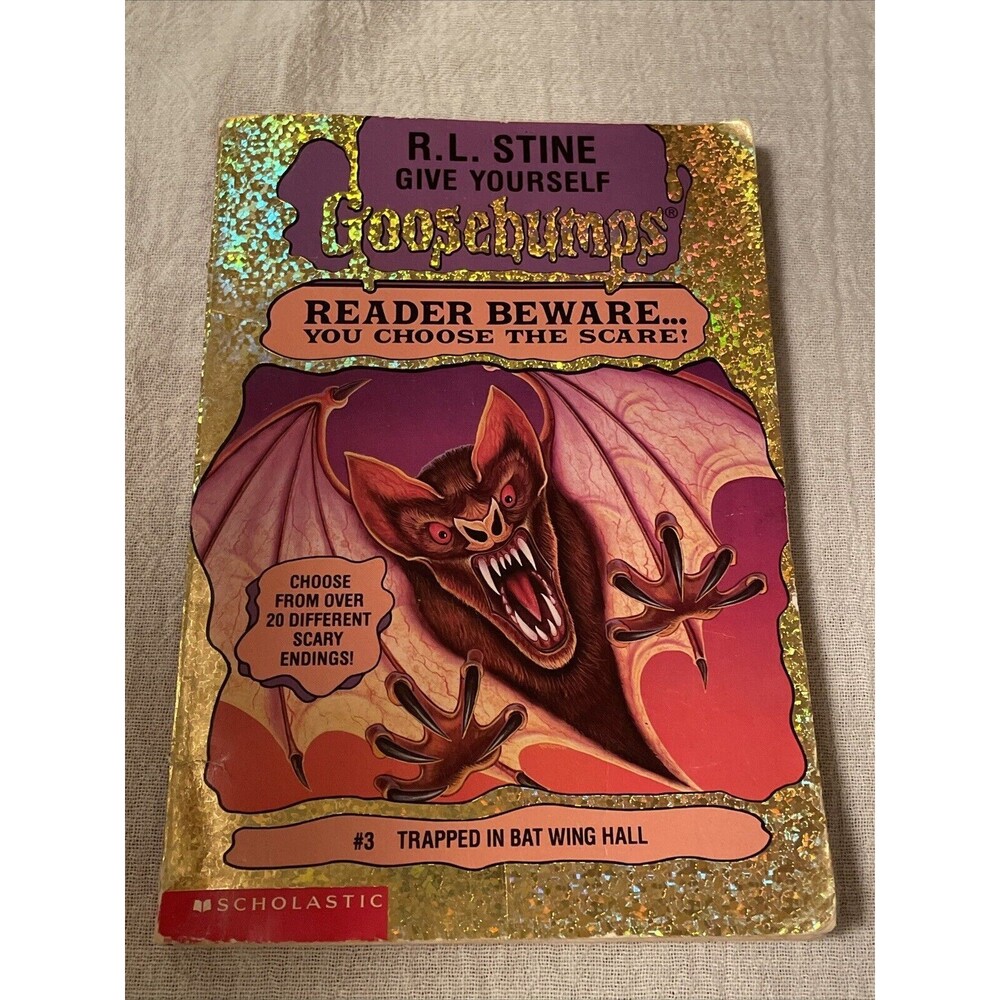 GOOSEBUMPS Reader Beware #3 Trapped in Bat Wing Hall R L Stine Choose Adventure
